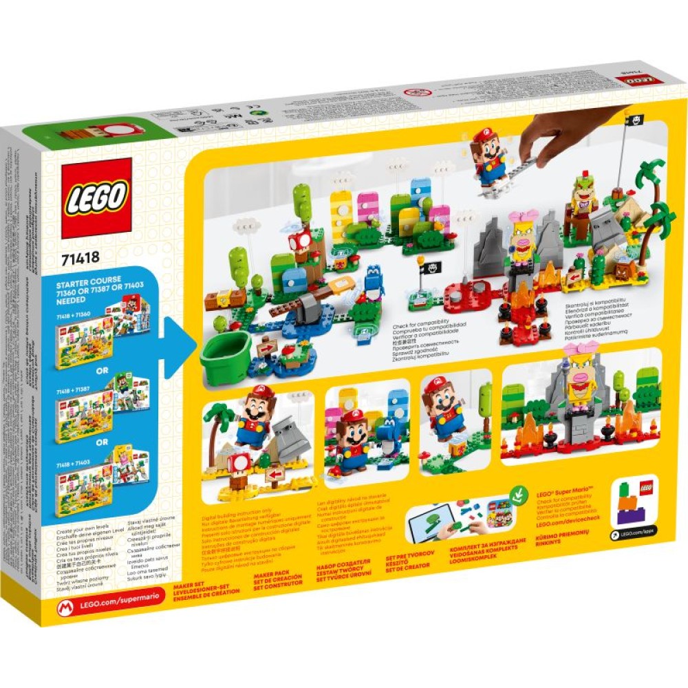 Kūrybinės įrankinės priemonės LEGO® Super Mario™ 71418