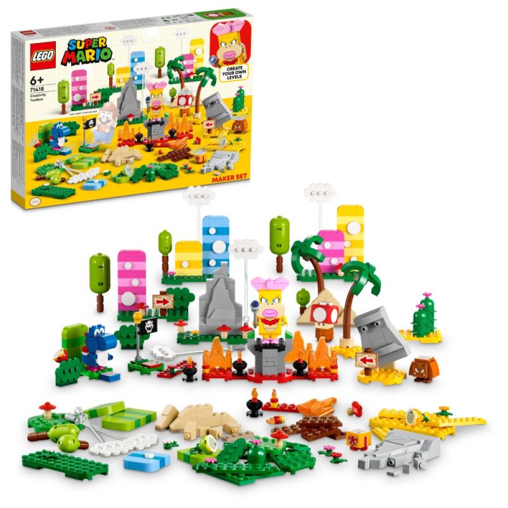 Kūrybinės įrankinės priemonės LEGO® Super Mario™ 71418