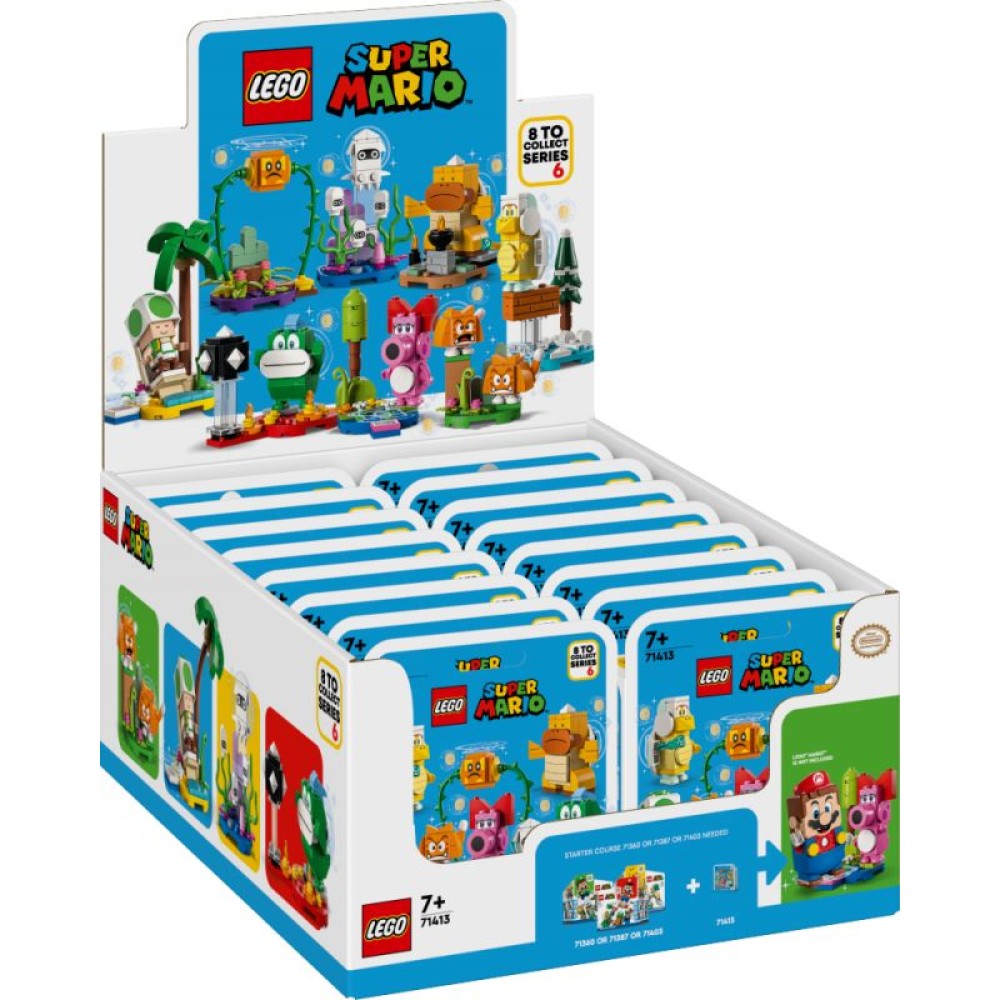 Personažų pakuočių 6 serija LEGO® Super Mario™ 71413 (1 atsitiktinis personažas)