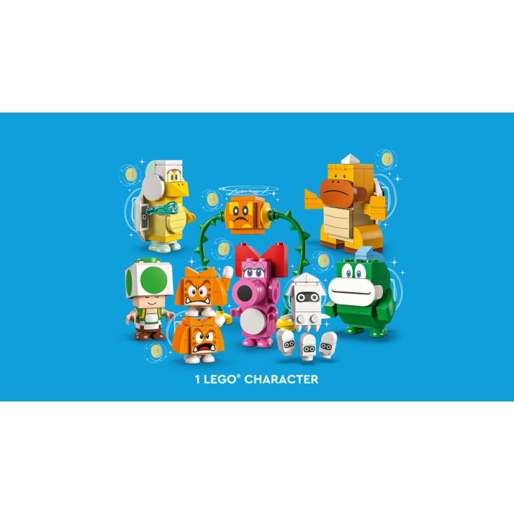 Personažų pakuočių 6 serija LEGO® Super Mario™ 71413 (1 atsitiktinis personažas)