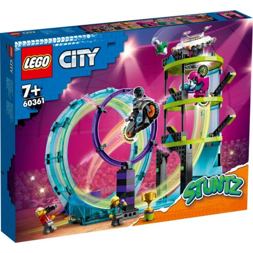 Didžiausias motociklininkų kaskadininkų iššūkis LEGO® City 60361