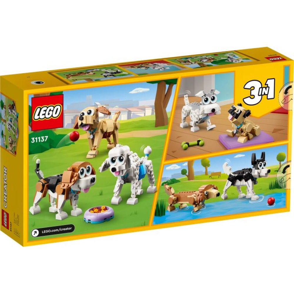 Žavūs šunys LEGO® Creator 3in1 (31137)