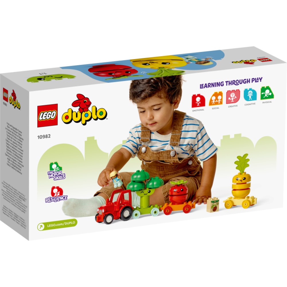 Mano pirmasis vaisių ir daržovių traktorius LEGO® DUPLO® 10982