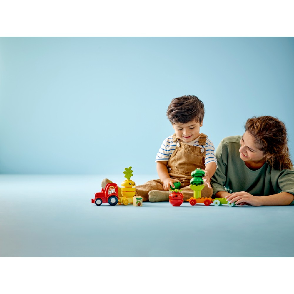 Mano pirmasis vaisių ir daržovių traktorius LEGO® DUPLO® 10982