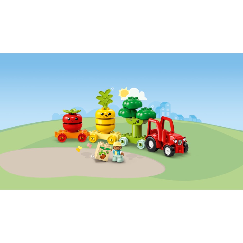 Mano pirmasis vaisių ir daržovių traktorius LEGO® DUPLO® 10982