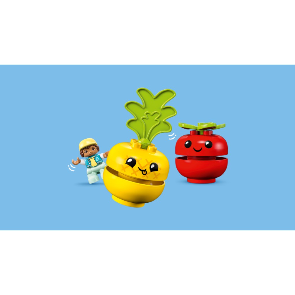 Mano pirmasis vaisių ir daržovių traktorius LEGO® DUPLO® 10982