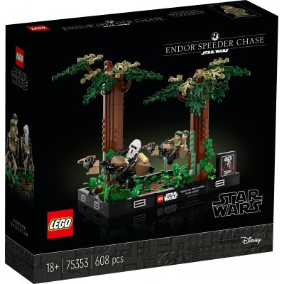 LEGO Star Wars Endoro™ greitaeigio motociklo gaudynių diorama 75353 