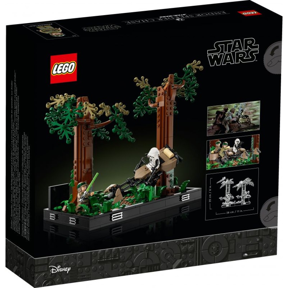 LEGO Star Wars Endoro™ greitaeigio motociklo gaudynių diorama 75353 