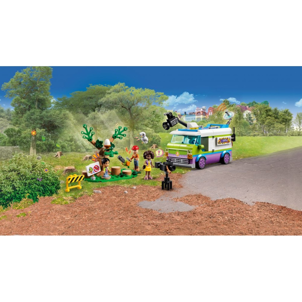LEGO Friends Naujienų tarnybos furgonas 41749