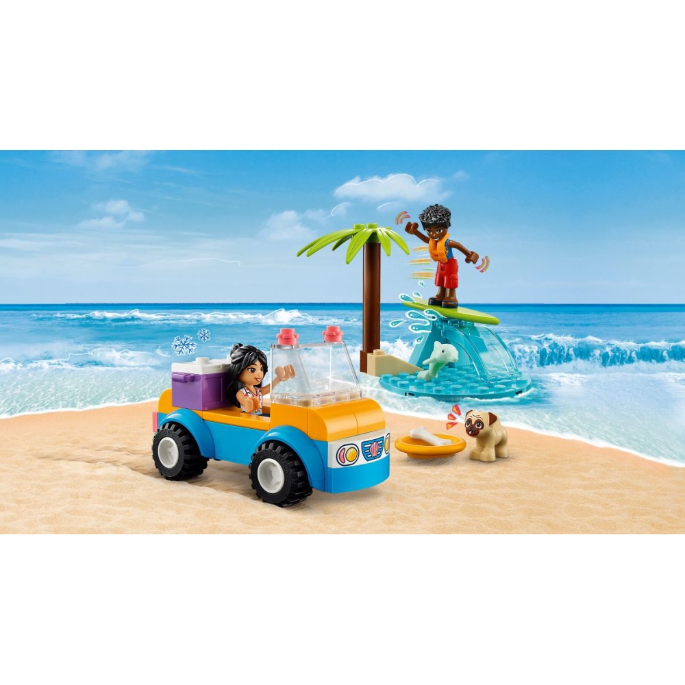LEGO Friends Linksmybės su paplūdimio bagiu 41725