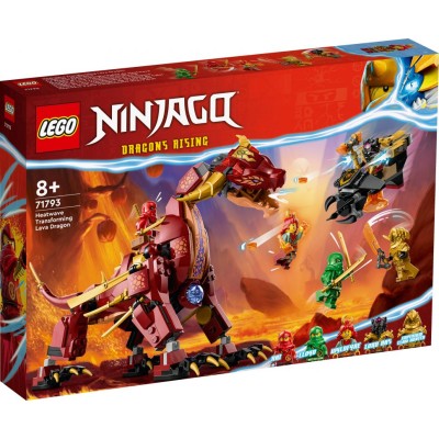 LEGO Ninjago Heatwave transformuojamas lavos drakonas 71793