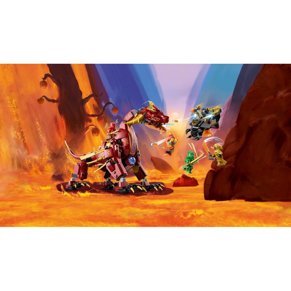 LEGO Ninjago Heatwave transformuojamas lavos drakonas 71793