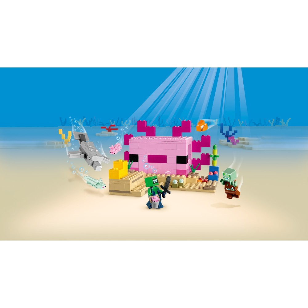 LEGO Minecraft Aksolotlio namas 21247