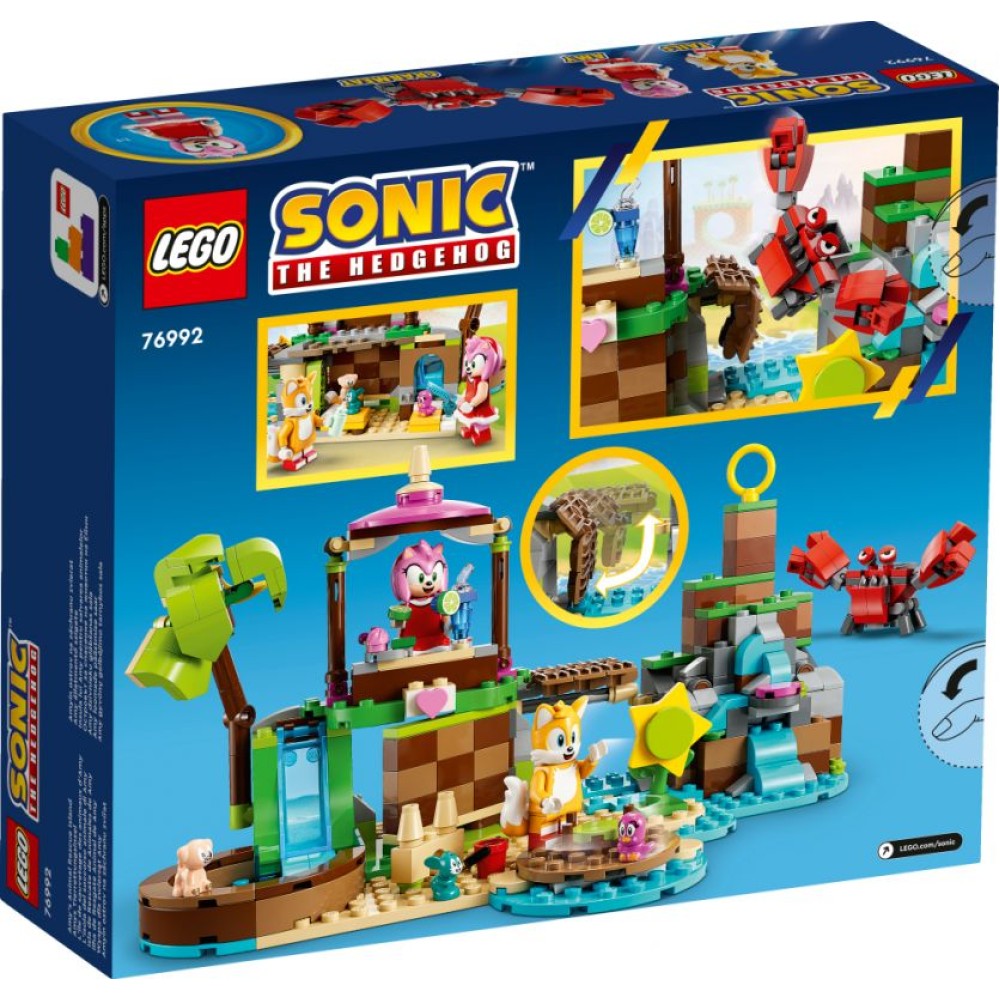 LEGO Sonic Amy gyvūnų gelbėjimo tarnybos sala 76992
