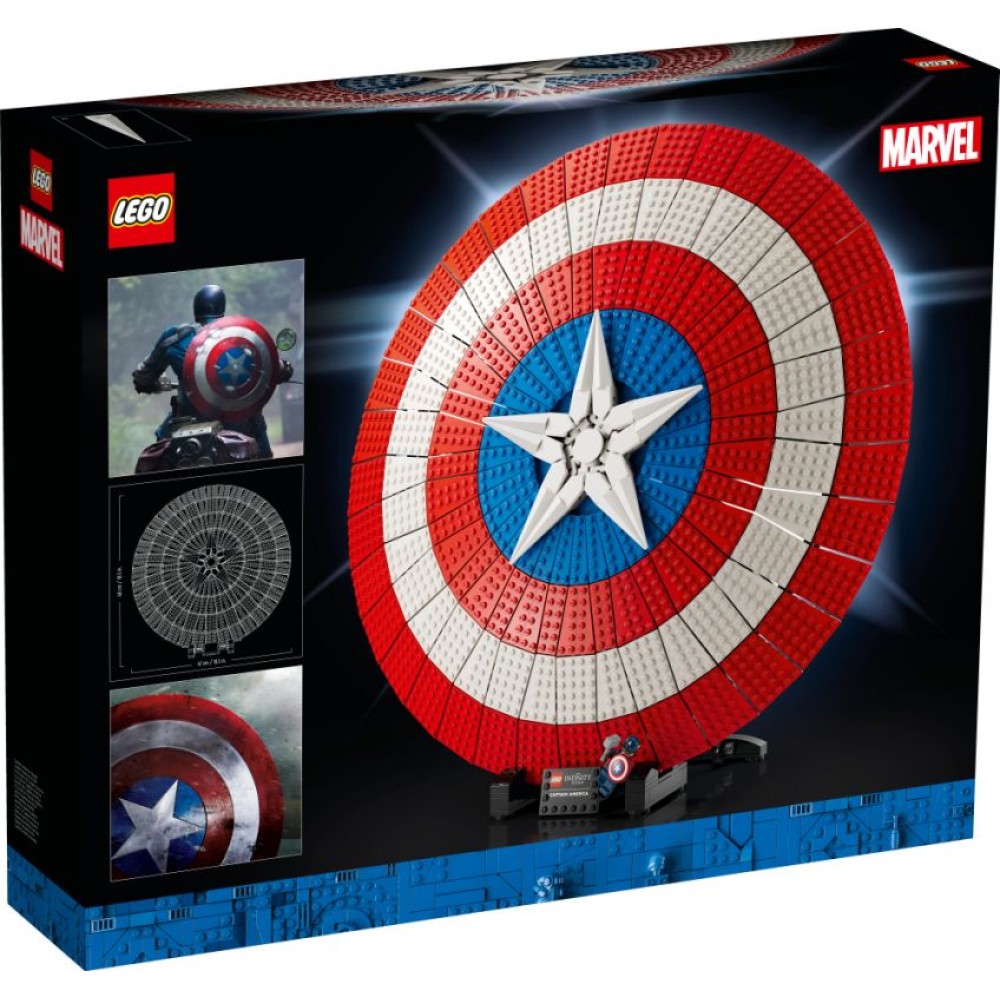 LEGO Marvel Captain America skydas 76262