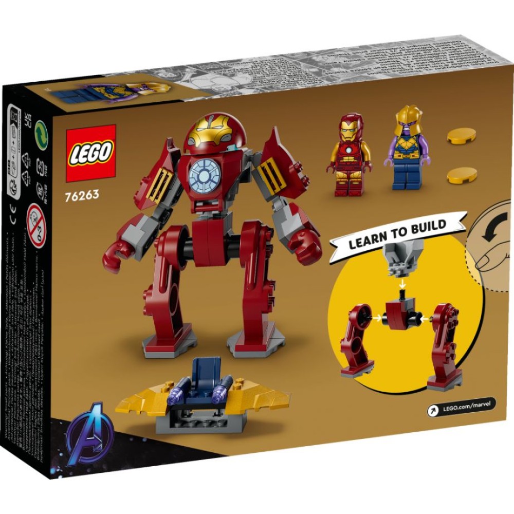 LEGO Marvel Geležinis žmogus Hulkbuster prieš Thanos 76263