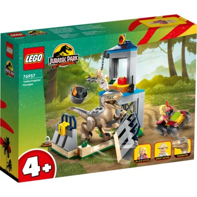 LEGO Jurassic Park Velociraptoriaus pabėgimas 76957