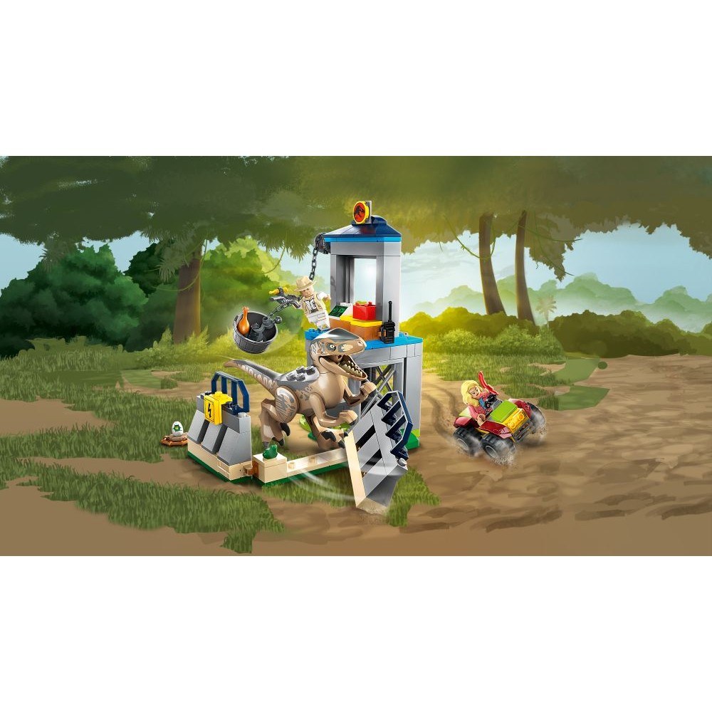 LEGO Jurassic Park Velociraptoriaus pabėgimas 76957