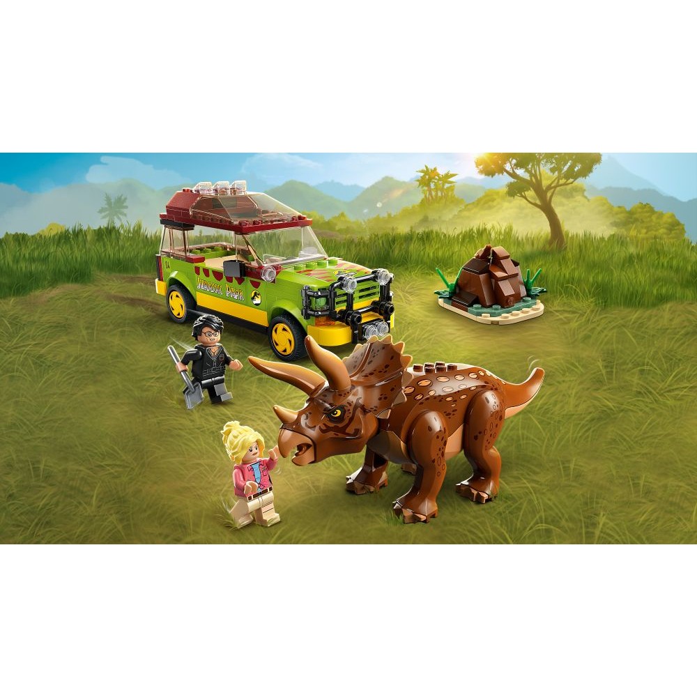 LEGO Jurassic Park Triceratopso tyrinėjimai 76959