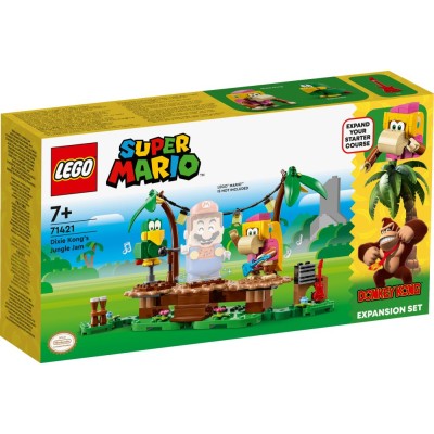 LEGO Super Mario Kongės Diksės džiunglių pramogų papildomas rinkinys 71421