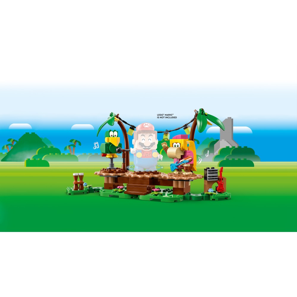 LEGO Super Mario Kongės Diksės džiunglių pramogų papildomas rinkinys 71421
