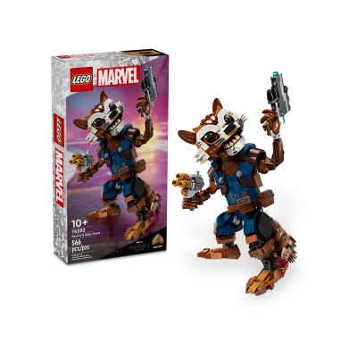 LEGO Marvel Rocket ir mažylis Groot 76282